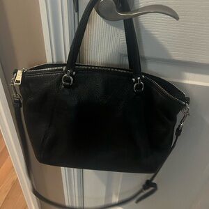 Black coach bag.  Like new
